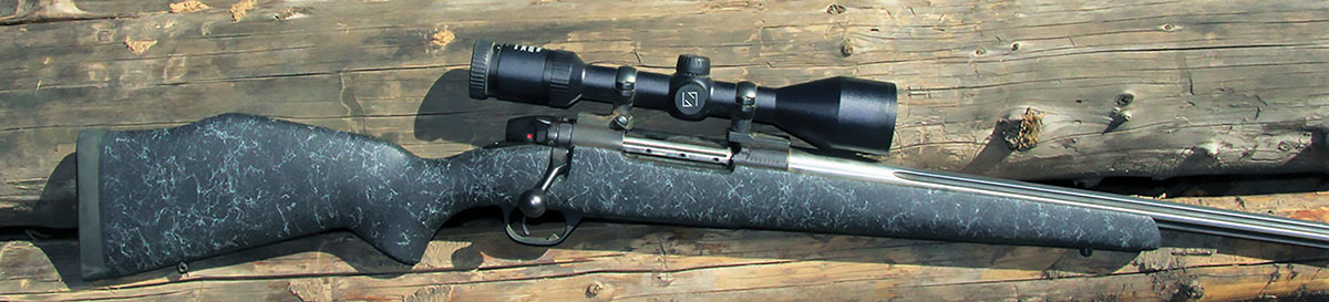 The test rifle was Weatherby’s Mark V AccuMark with a 26-inch barrel and 1:10 twist rate, with a Zeiss Conquest 3-9x 50mm MC scope. The rifle has been used hard and put away wet since it was purchased more than 20 years ago.